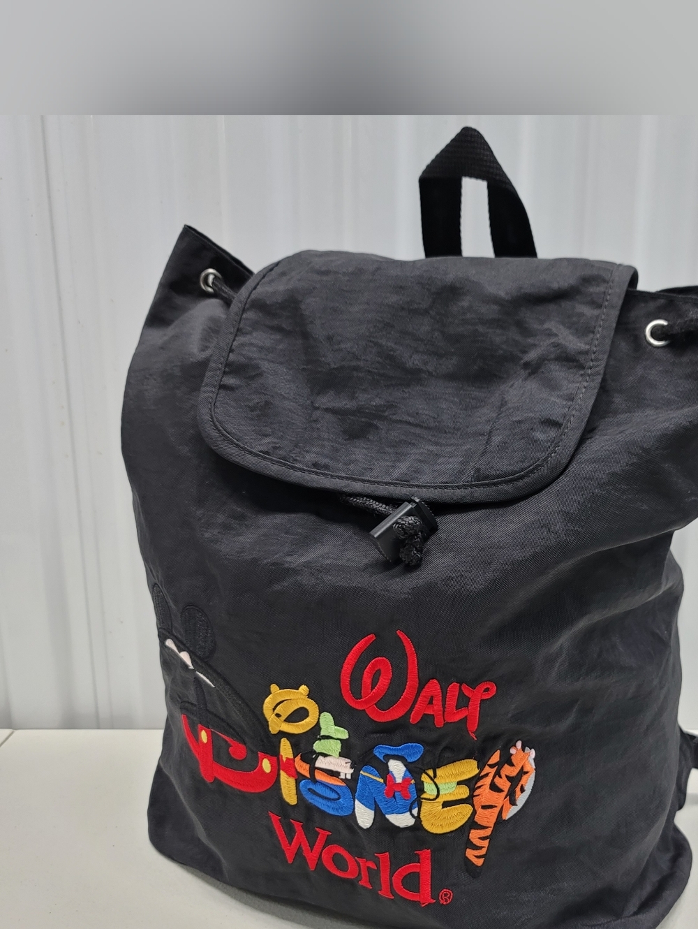 Vintage Walt Disney World Backpack Black